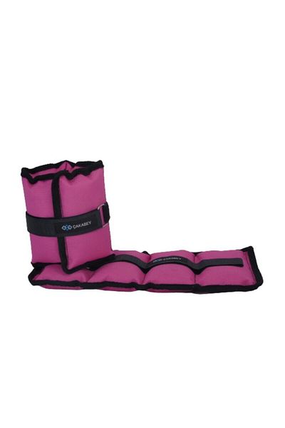 ÇAKABEY Hand-Foot Wrist Weight 1 Kg Pair (2 Pieces) Pink
