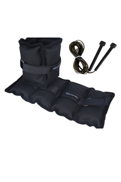 ÇAKABEY Ankle Weight (1 Kg x 2 Pieces) and Jump Rope