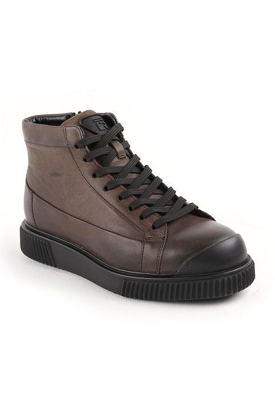 Libero L4870 Casual Δερμάτινες Ανδρικές Μπότες Χακί