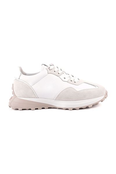 Libero L4821 Suede Leather Ανδρικά Αθλητικά Παπούτσια Λευκά