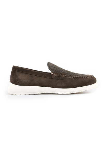 Libero L5112 Suede Fabric Δερμάτινα Ανδρικά Casual Παπούτσια Χακί