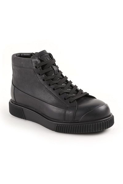 Libero L4870 Casual Δερμάτινα Ανδρικά Μποτάκια Μαύρα