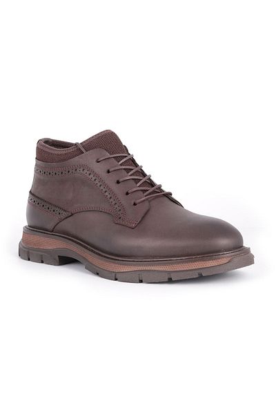 Libero 1341 Ανδρικές μπότες Nubuck καφέ