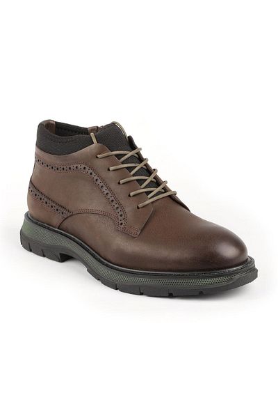 Libero 1341 Ανδρικές μπότες Nubuck Χακί