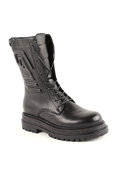 Venüs VENÜS 2152113 Kadın Deri Bot SİYAH