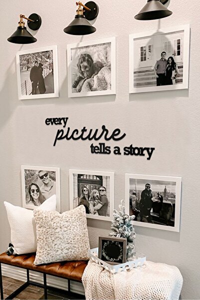 AHWART Every Picture Tells A Story Yazılı Dekoratif Ahşap Tablo