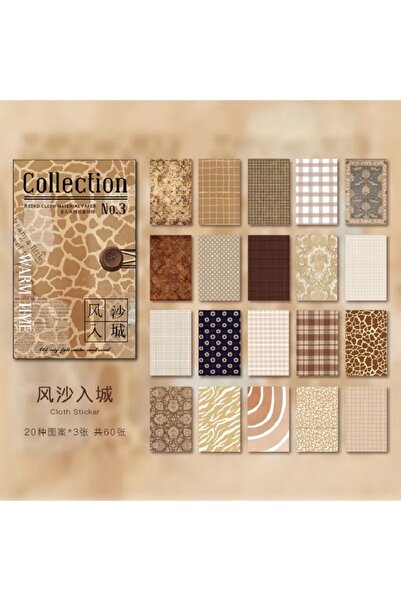 SF SCRAPBOOK KIRTASİYE Scrapbook / Scrapbooking 60 Sayfa Dekopaj Kağıt Seti- ...