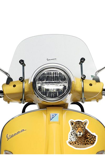 MegaSticker Autocolant Jaguar 13x12cm - pentru motor, cască, laptop și mașină