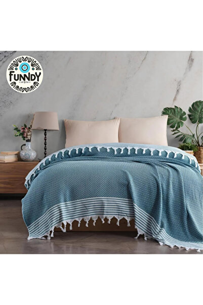 FUNNDY 160x230 Cm Single Pique Antique Pattern Roman