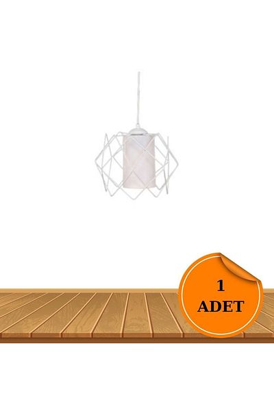 MHK Collection Prism White Mica White Pendant Lamp Chandelier