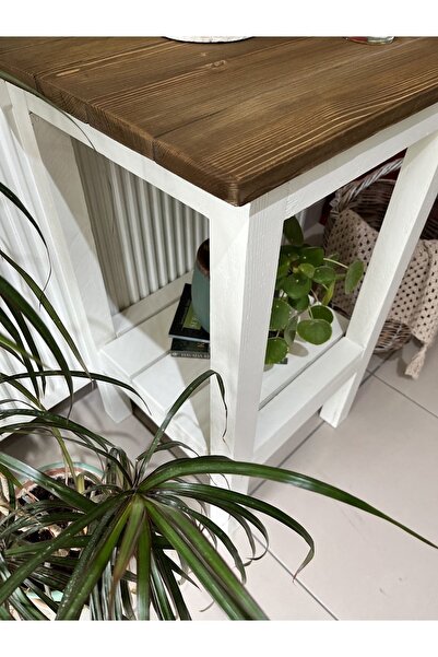 Evperisiym Ahşap köşe sehpa