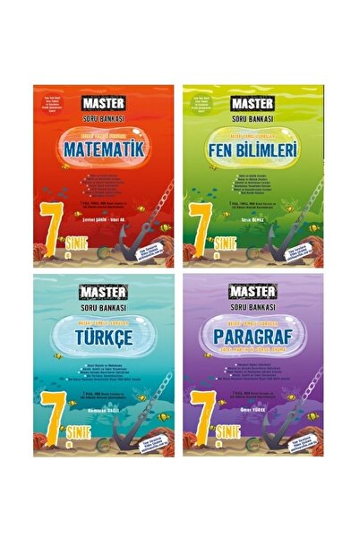 Okyanus Yayınları 7. Sınıf Master Türkçe Soru Bankası + Türkçe 15 Deneme Seti...