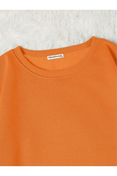 blackbonds Unisex Renkli Bisiklet Yaka Sweatshirt