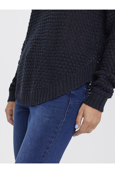 Vero Moda Strickpullover VMESME SURF LS O-NECK BLOUSE
