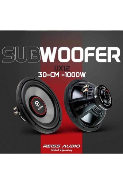 REISS AUDIO Rs-uk12 30cm Bass Kabinsiz 1000wat 250rms