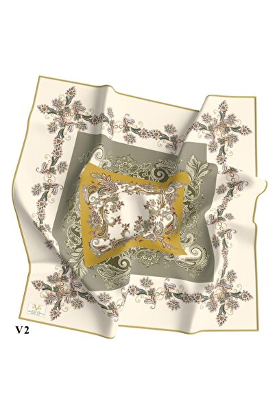 19V69 ITALIA Dantel Desen Italyan Şifon Seri Eşarp Askısı Ve Hediyelik Seti I...