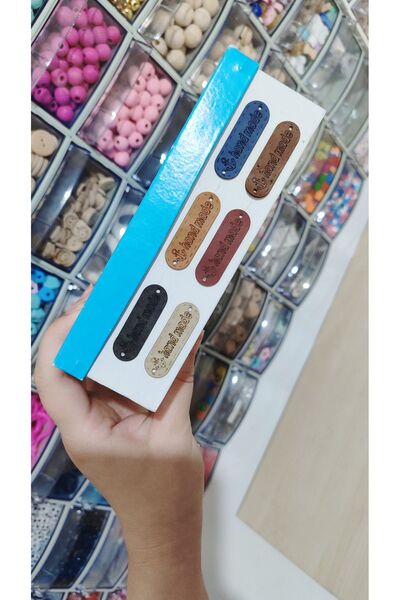 Sihirlihalka 100 قطعة من الملصقات الجلدية المصنوعة يدويًا (مختلط الألوان - مر...