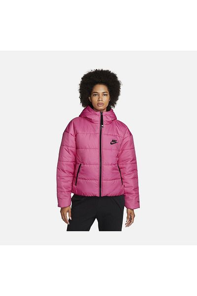 Nike ملابس رياضية معطف نسائي بغطاء للرأس بسحاب كامل من Therma-Fit Repel صناعي DX1797-684