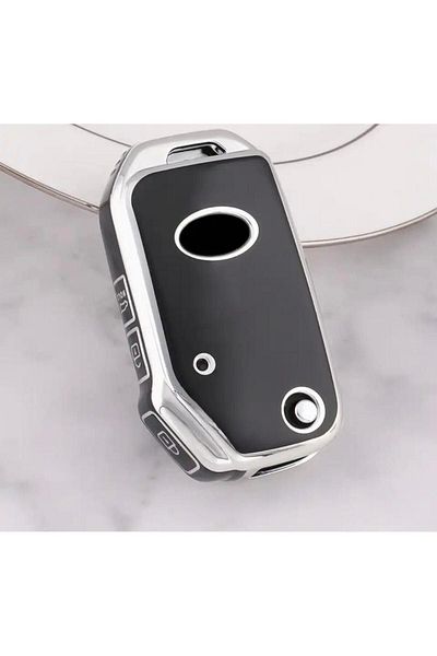 AYZ GARAGE Kia(New Case) Switchblade TPU Material Black Key Case