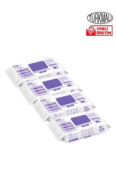 MR.OXY ÇOK AMAÇLI YÜZEY TEMİZLİK HAVLUSU LAVANTA 100 YAPRAK X4 ADET