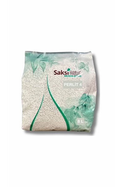 Saksı Mix Perlit P4 Kalın (GENLEŞTİRİLMİŞ) 8 Lt-hazır Toprak-torf-perlit-tarı...