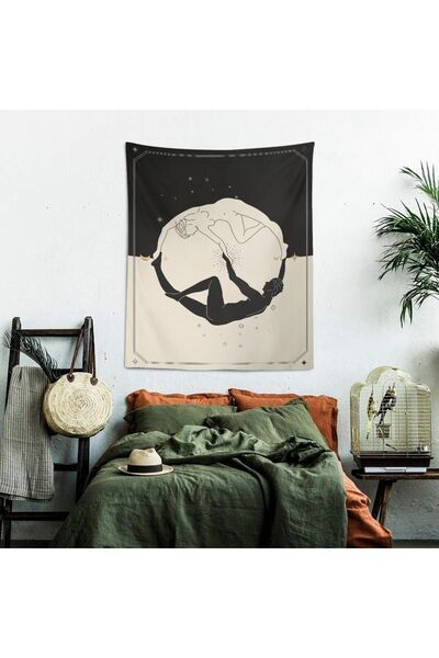 WALLHANG Yin Yang Lovers Duvar Örtüsü, Duvar Halısı 127 X 95 Cm