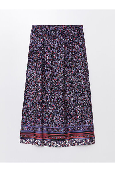 LC Waikiki Dámská sukně se vzorem LCW s elastickým pasem