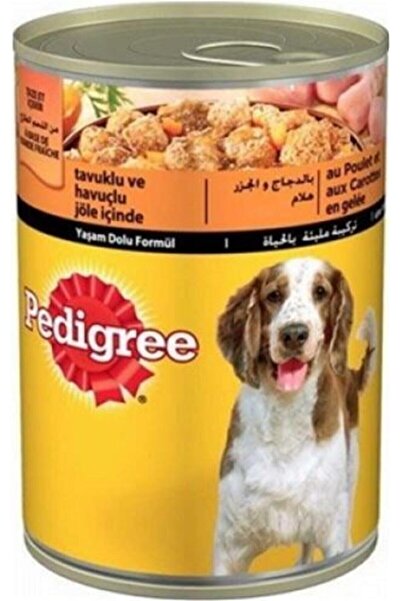 Pedigree Tavuklu Yetişkin Konserve Yaş Mama 400 gr - 24 Adet