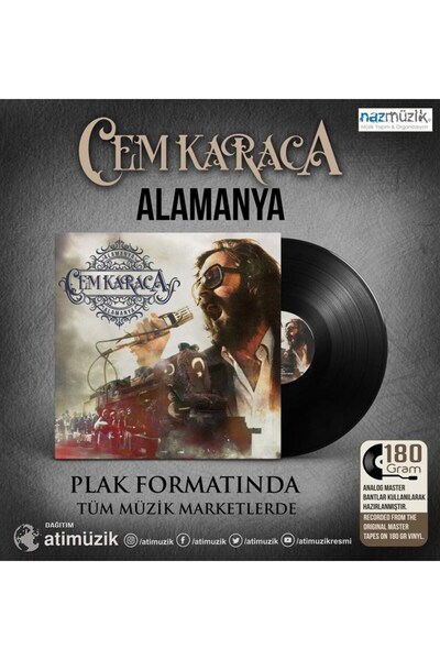 Naz Müzik CEM KARACA Alamanya Lp |   PLACĂ ZERO ÎN AMBALAJUL ORIGINAL