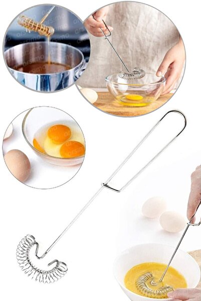 Arsimo Paslanmaz Çelik Mutfak Çırpma Teli Karıştırıcı Saplı Yumurta Çırpıcı