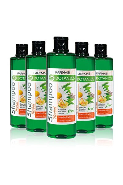 Farmasi Botanics Herbal Mıx Şampuan-500 Ml 5 Adet