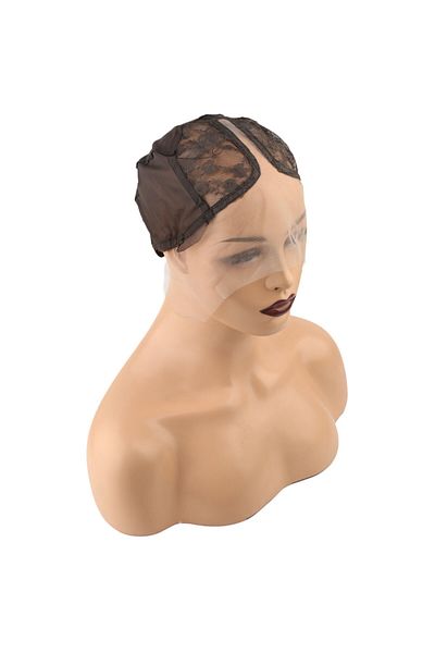 KONAK PERUK Brown T Lace Tulle Wig Sewing Net