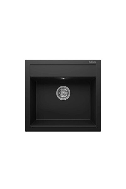 Hansgrohe Real Stone Olympos 56 Granit Eviye Siyah
