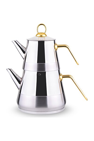 Genel Markalar Lines Piramit Altın Metal Kulp Kendinden Süzgeçli Paslanmaz Çe...