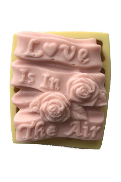 Partivitrini لوحة مكتوبة من Love Is In The Air على شكل معجنات سيليكون ونمط لب...