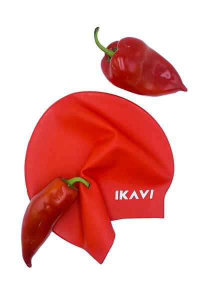 İKAVİ Silicone Bonnet High Quality Pool And Sea Swimmer Cap