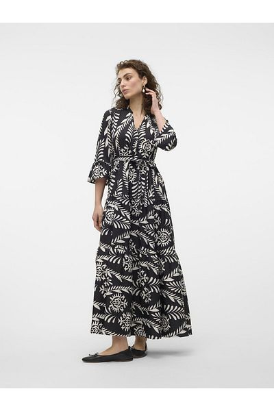Vero Moda VMZERA Langes Kleid - Bequemer Schnitt