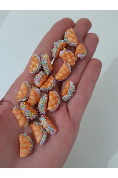 Barbie El Yapımı Fimo Miniatur Sandviç Dondurma 1 Adet Fiyat
