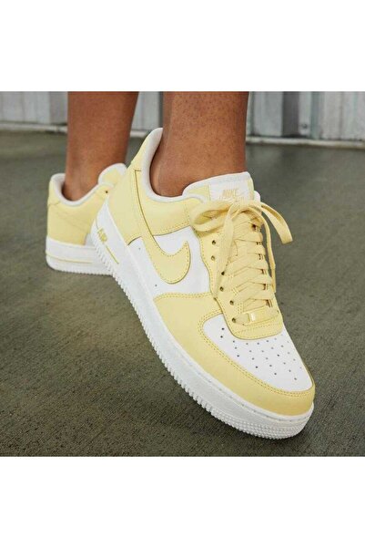 Nike Air Force 1 '07 Sneaker Kadın Sarı Renk Ayakkabı