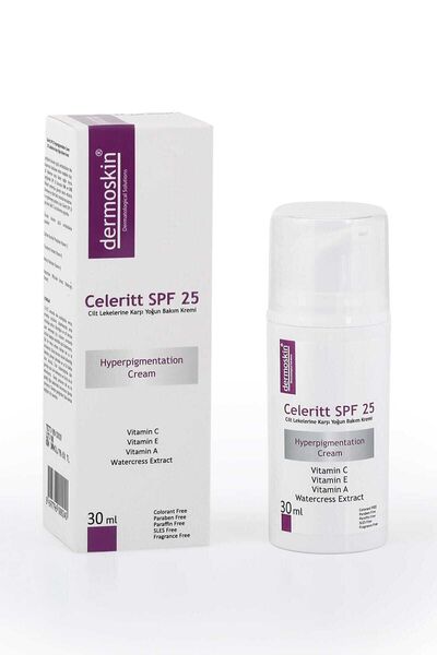 Dermoskin CELERİTT SPF 25 CİLT LEKELERİNE KARŞI YOĞUN BAKIM KREMİ 30 ML