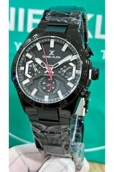 Daniel Klein Men's Wristwatch - Special Design, Steel Cord, Active with Internal Parts