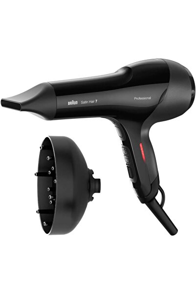 Braun Hair Dryer 2000 Watts, Ionic, Heat Control, Thermo Sensor, Diffuser, Cold Shot - HD 785