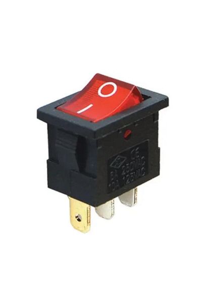Wellhise Pack of 10 Single Illuminated Switch Button
