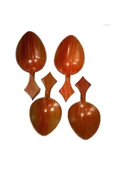 GÜVEN Kına Gecesi Oyun Kaşıkları Şimşir Kaşık Kısa 10 Adet