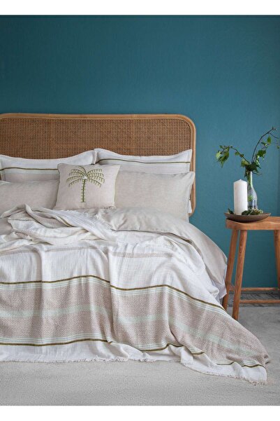 Apricitas HOME Комплект калъфки за пухени завивки Serenity Series Cali Olive ...