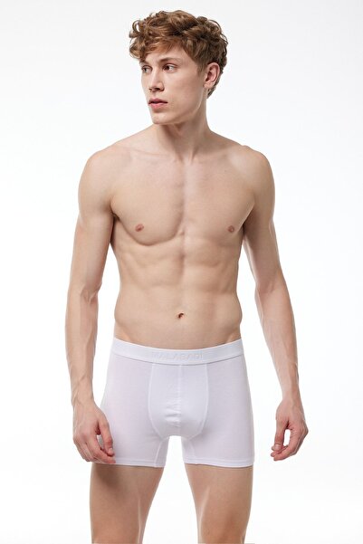 Malabadi Білі чоловічі боксери - пакет з 5 штук, Milan Modal, M014