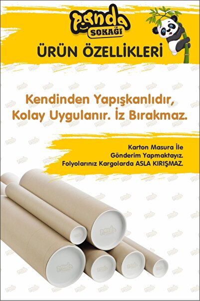 PANDA SOKAĞI Pilot Teddy Bear Children's Room Decorative Socket Sticker