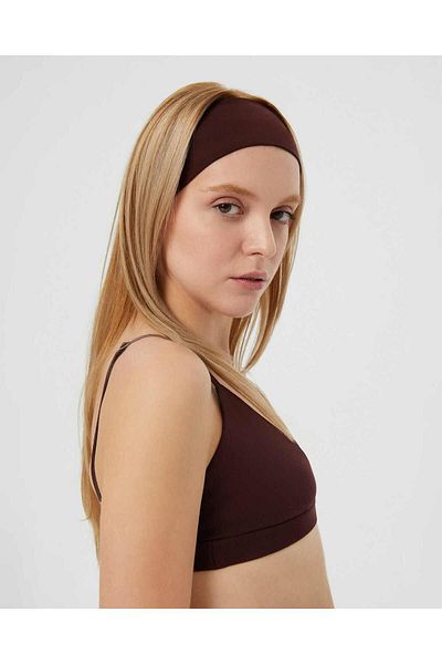 Ayma Active Καφέ κορδέλα μαλλιών από οργανικό βαμβάκι
