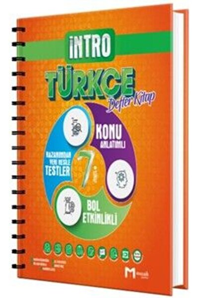 Mozaik Yayınları 7. Sınıf Türkçe Defter Kitap 2024-2025