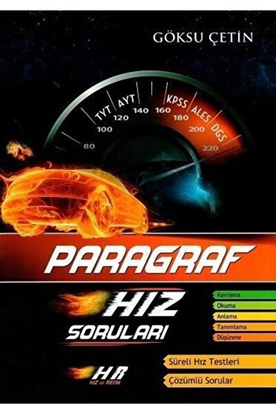 Hız ve Renk Yayınları Hız Ve Renk Tyt Ayt Kpss Paragraf Hız Soruları 2024-2025